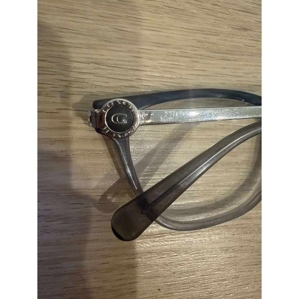Coach HC 6176 5651 Grey Tortoise Gradient Square Womens Eyeglasses 53-17-140